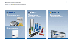 Desktop Screenshot of co.varta.com