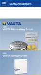 Mobile Screenshot of co.varta.com