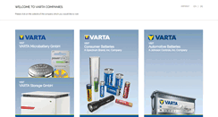 Desktop Screenshot of be.varta.com
